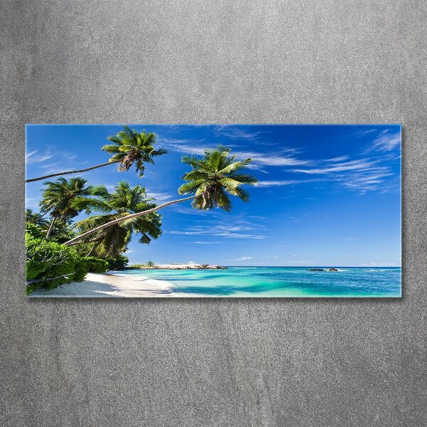 Acrylic wall art Tropical beach