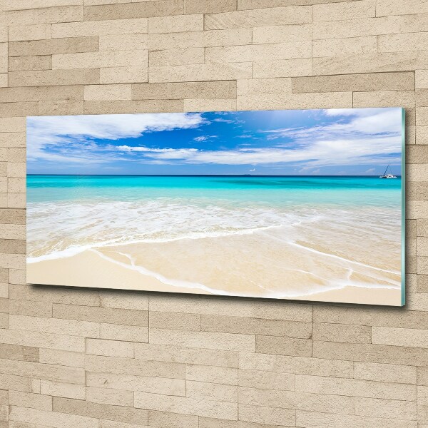 Wall art acrylic Tropical beach