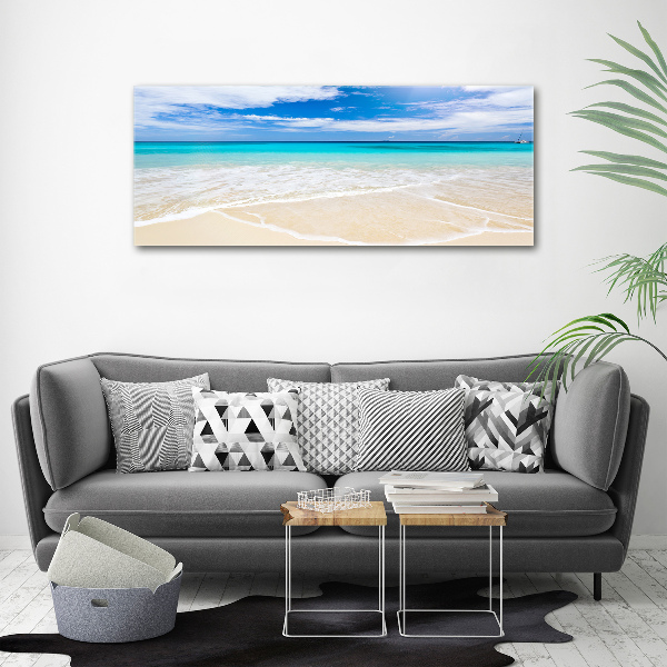 Wall art acrylic Tropical beach