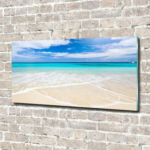 Wall art acrylic Tropical beach