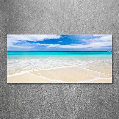 Wall art acrylic Tropical beach