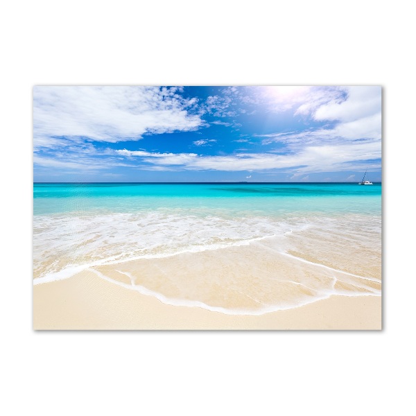 Wall art acrylic Tropical beach