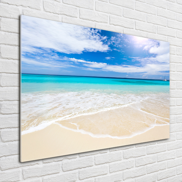 Wall art acrylic Tropical beach