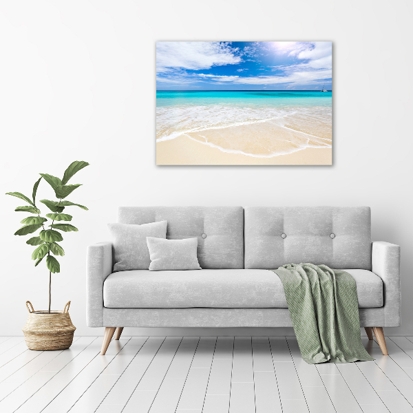 Wall art acrylic Tropical beach