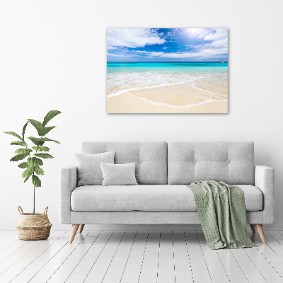 Wall art acrylic Tropical beach