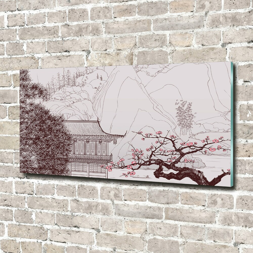 Print on acrylic Chinese landscape