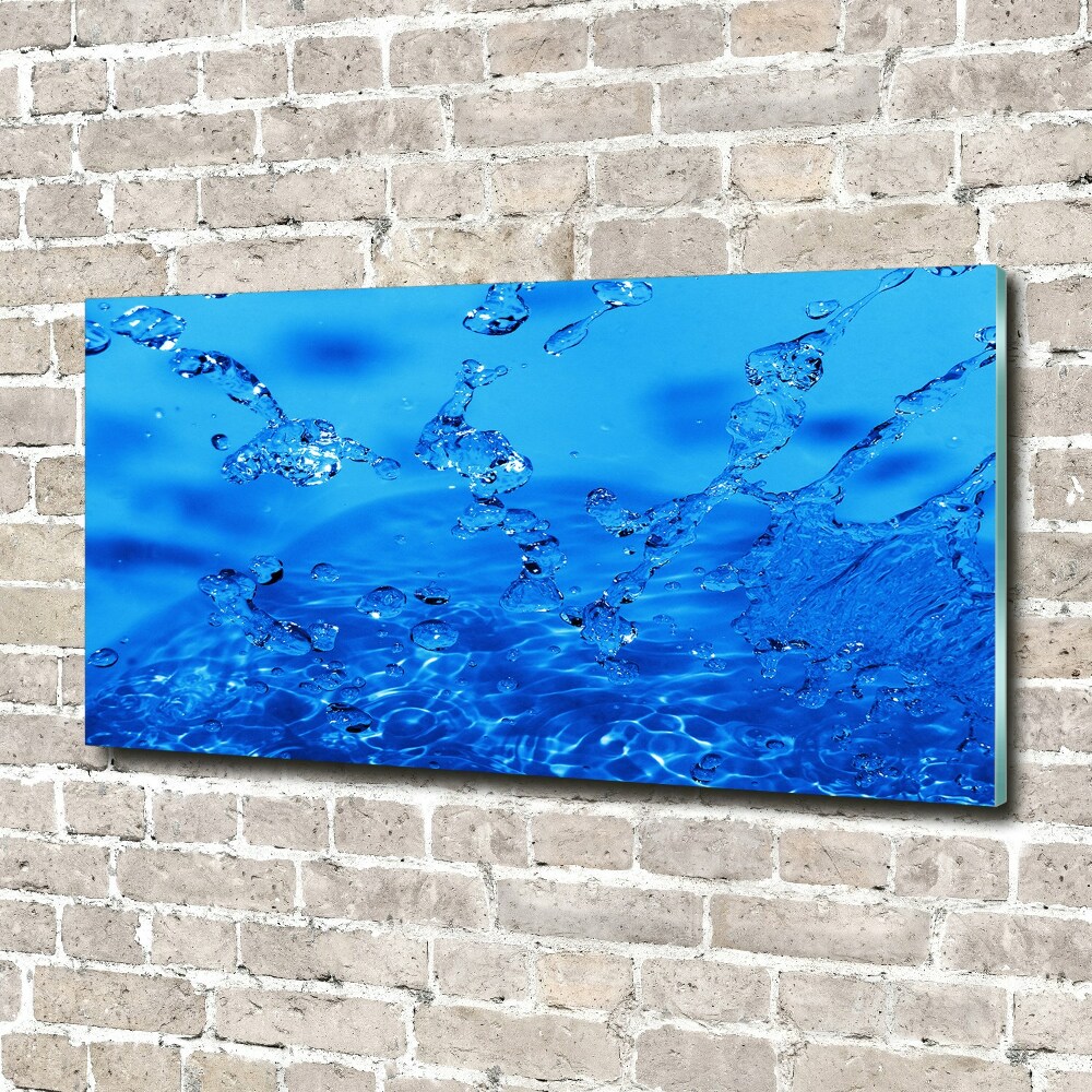 Wall art acrylic Drops of water