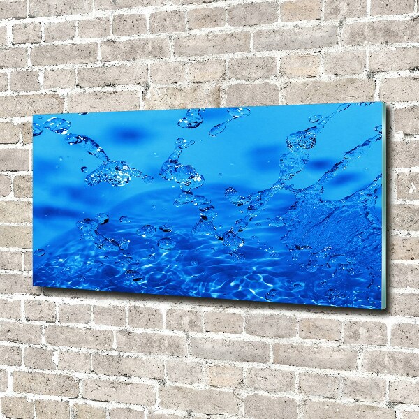 Wall art acrylic Drops of water