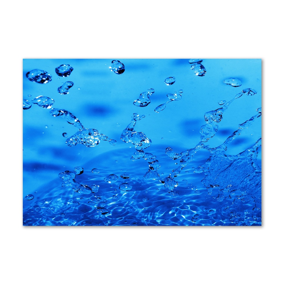 Wall art acrylic Drops of water