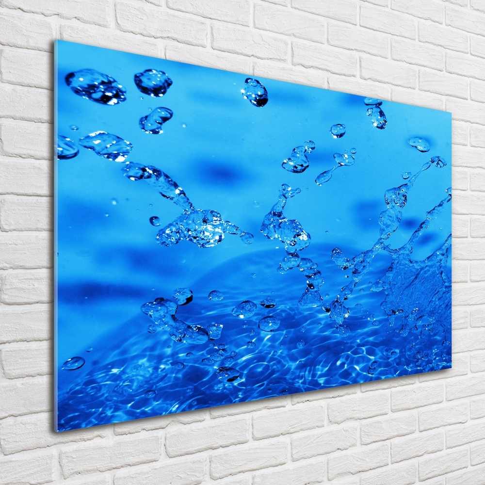 Wall art acrylic Drops of water