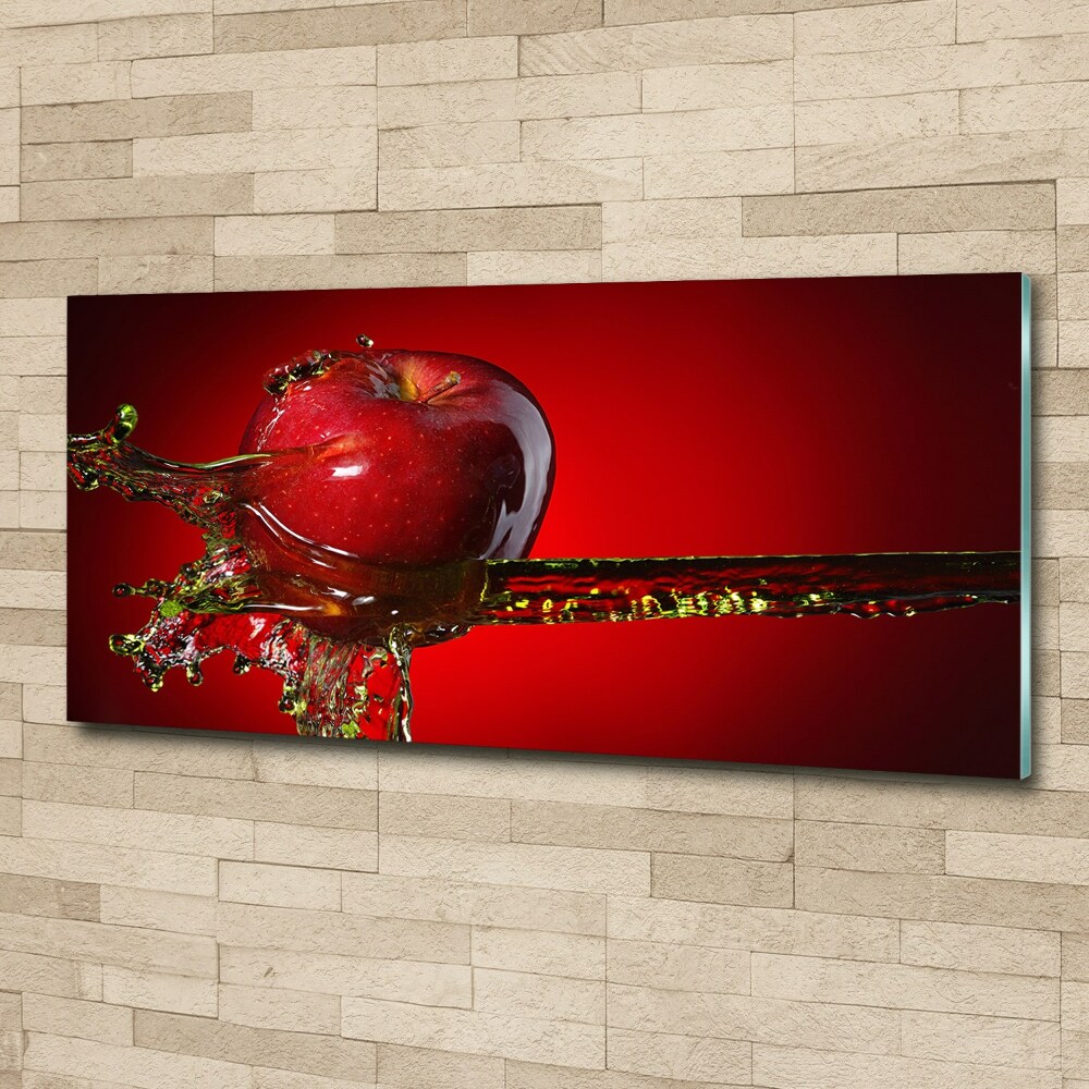 Acrylic wall art Apple and water