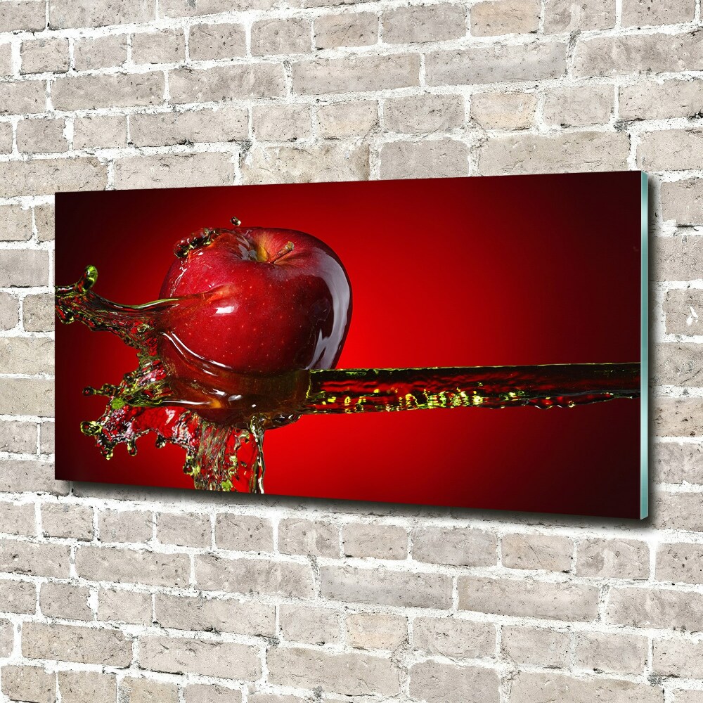 Acrylic wall art Apple and water