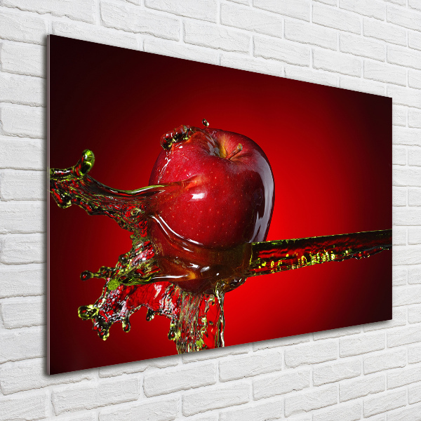 Acrylic wall art Apple and water