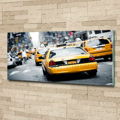 Print on acrylic New York taxis