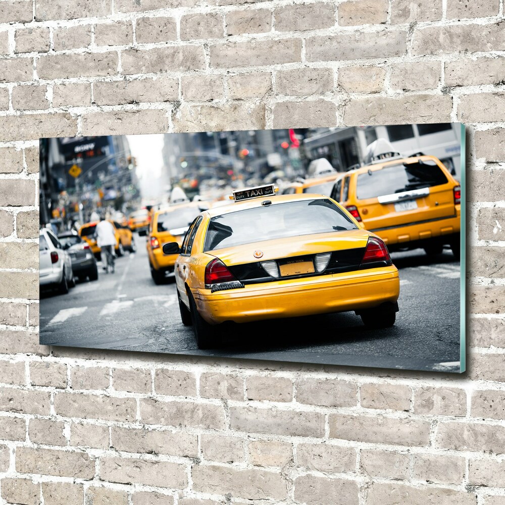 Print on acrylic New York taxis