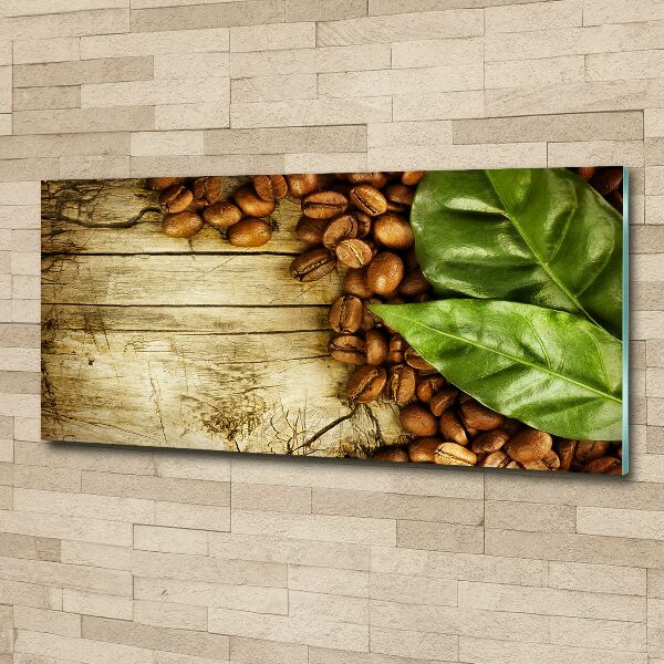 Wall art acrylic Coffee and bay leaf