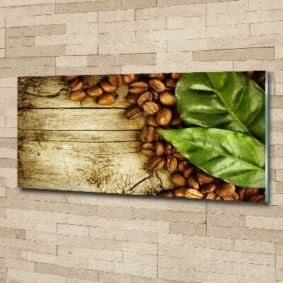 Wall art acrylic Coffee and bay leaf