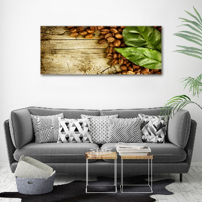 Wall art acrylic Coffee and bay leaf