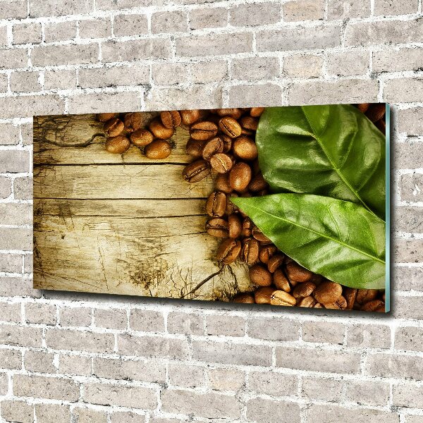 Wall art acrylic Coffee and bay leaf