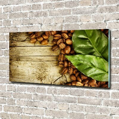 Wall art acrylic Coffee and bay leaf