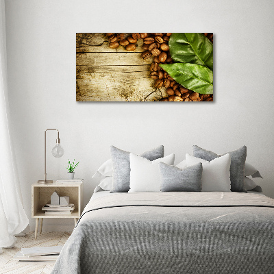 Wall art acrylic Coffee and bay leaf