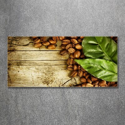 Wall art acrylic Coffee and bay leaf