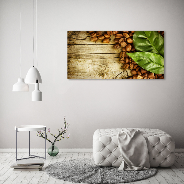 Wall art acrylic Coffee and bay leaf