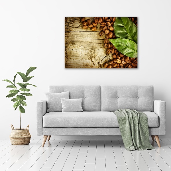 Wall art acrylic Coffee and bay leaf