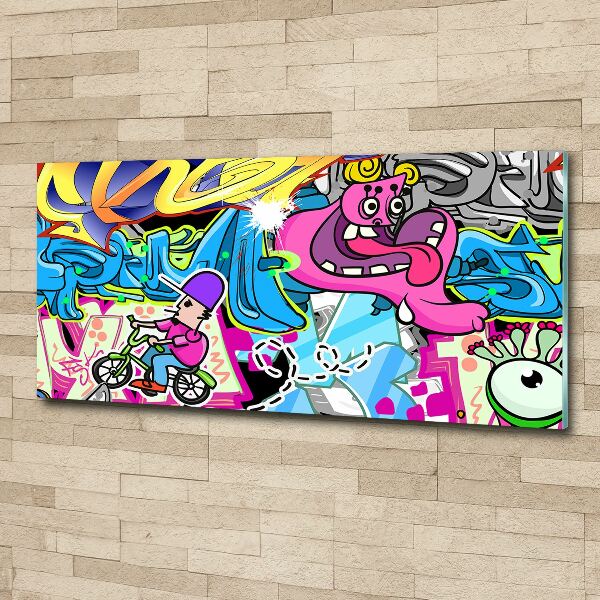 Acrylic print Graffiti