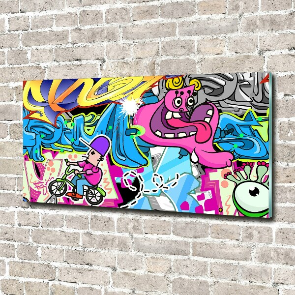 Acrylic print Graffiti