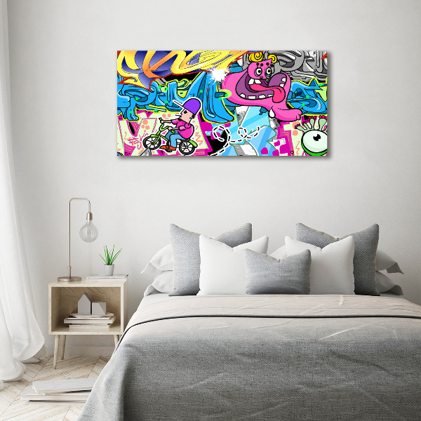 Acrylic print Graffiti