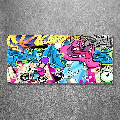 Acrylic print Graffiti