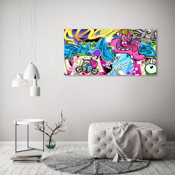 Acrylic print Graffiti