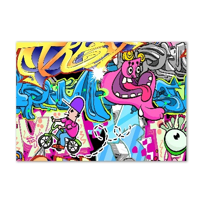 Acrylic print Graffiti