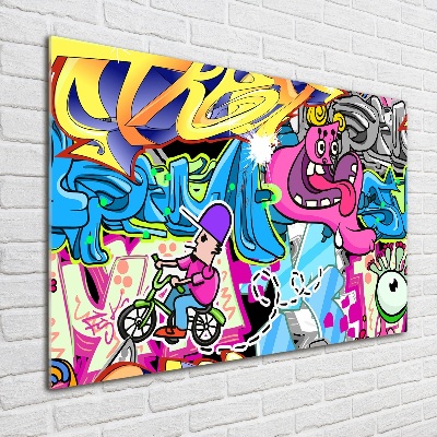 Acrylic print Graffiti