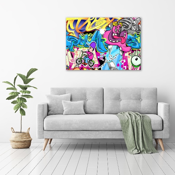 Acrylic print Graffiti