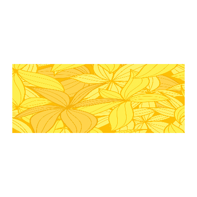 Print on acrylic Yellow flowers background