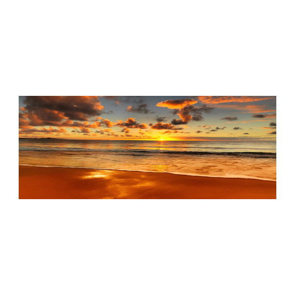 Acrylic wall art Sunset beach