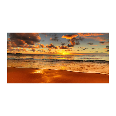 Acrylic wall art Sunset beach