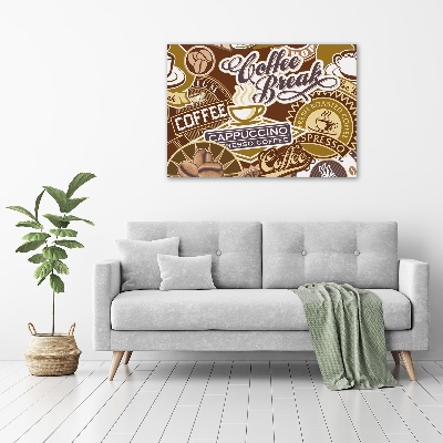 Acrylic print Coffeehouse