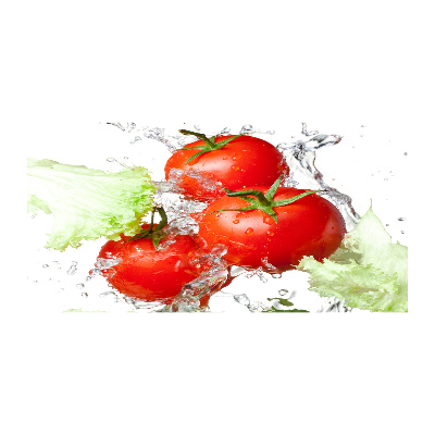 Acrylic wall art Tomatoes and lettuce