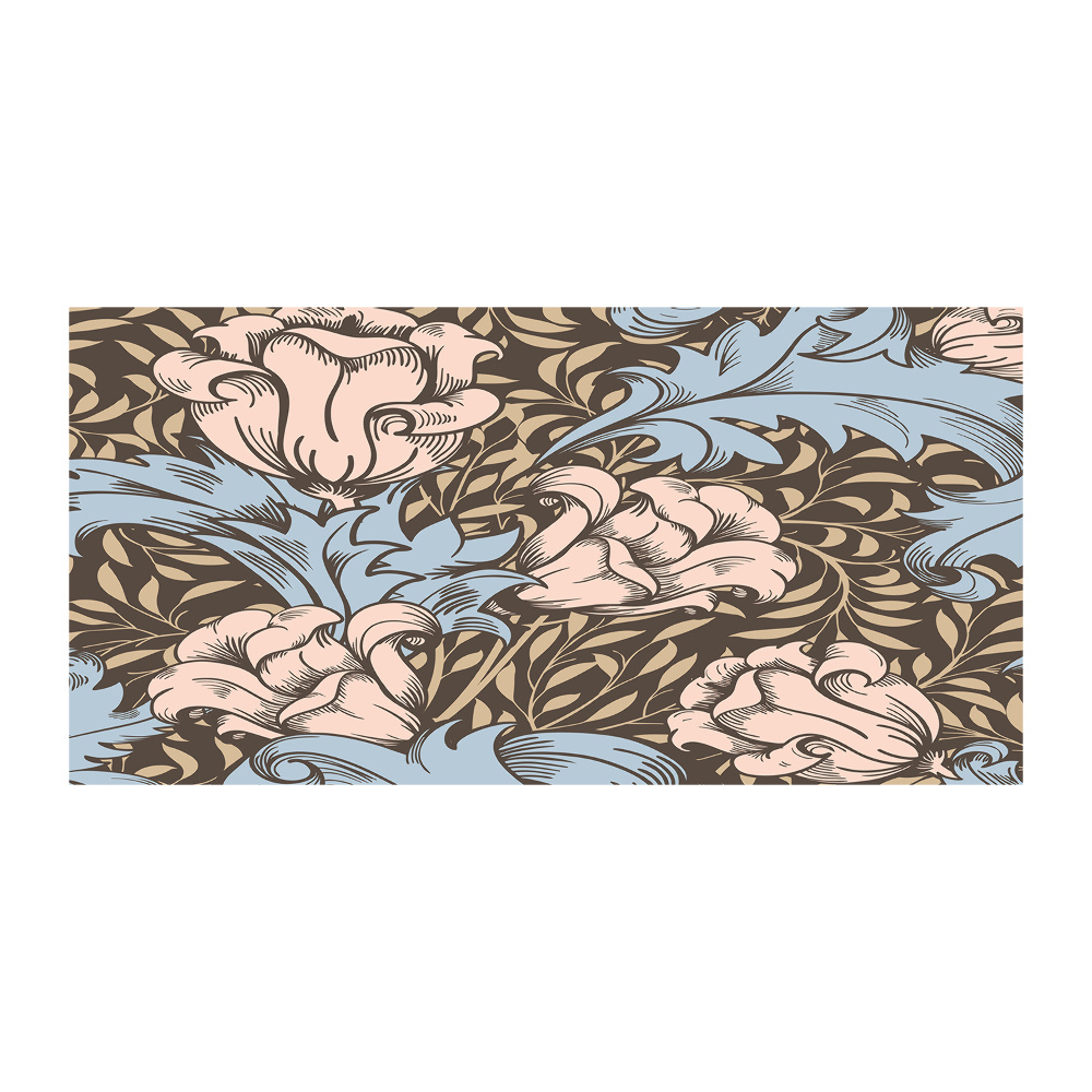 Print on acrylic Floral pattern