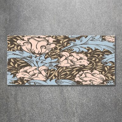 Print on acrylic Floral pattern