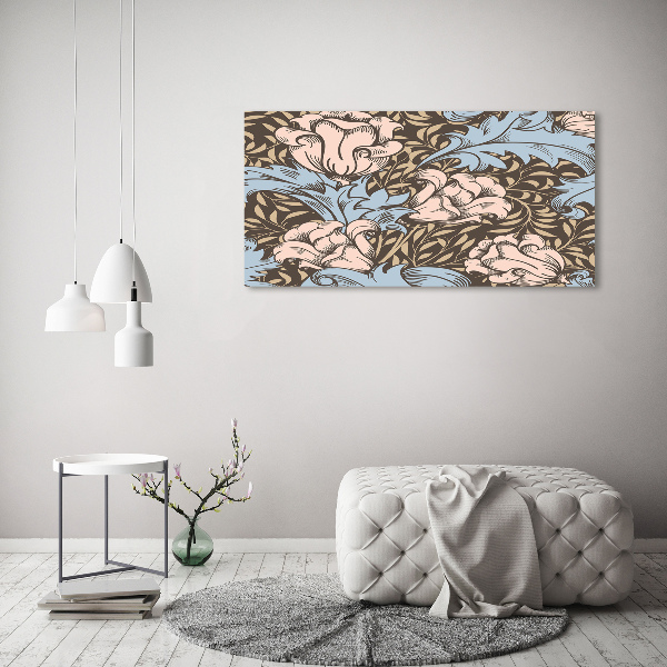 Print on acrylic Floral pattern