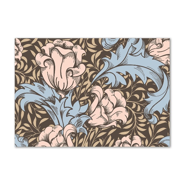 Print on acrylic Floral pattern