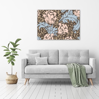 Print on acrylic Floral pattern