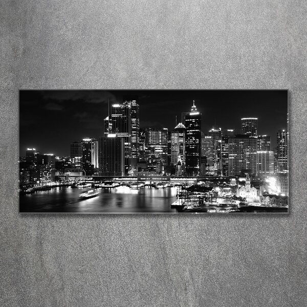 Acrylic print Sydney at night