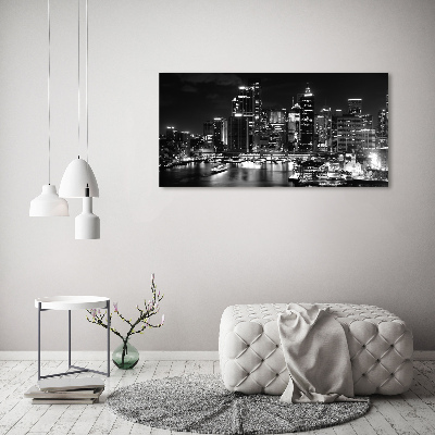 Acrylic print Sydney at night