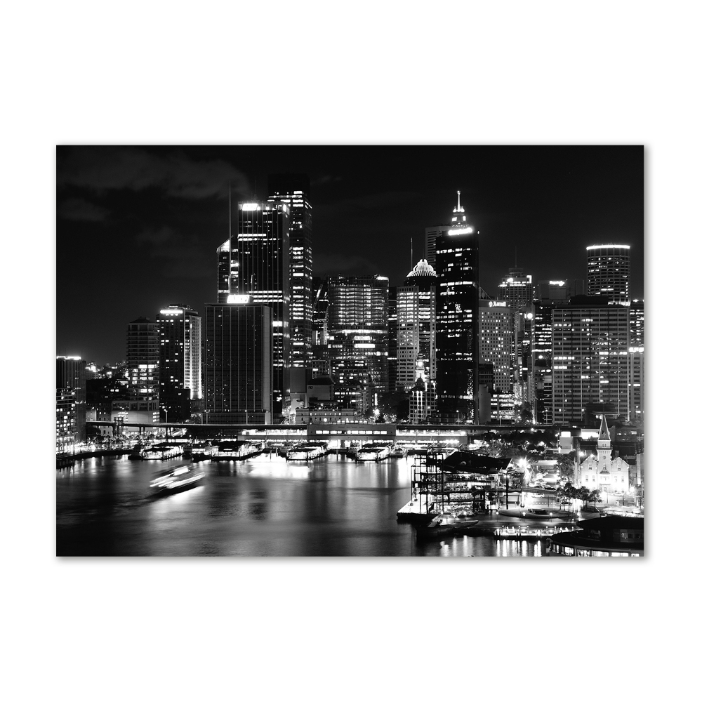 Acrylic print Sydney at night