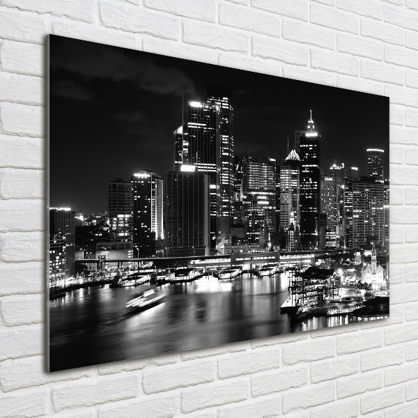 Acrylic print Sydney at night